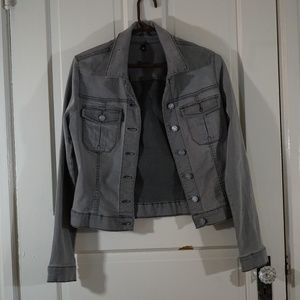 Nordstrom Gray Jean Jacket